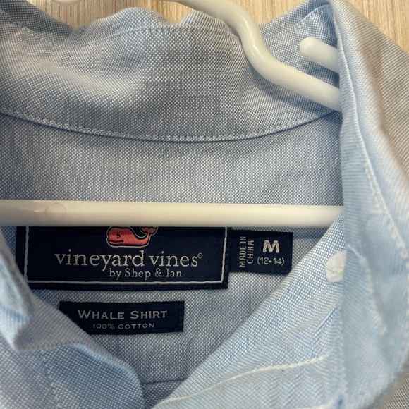 Vineyard Vines Light Blue/Pink Casual Button Down Shirt boys 12-14 M Bundle - Picture 2 of 10